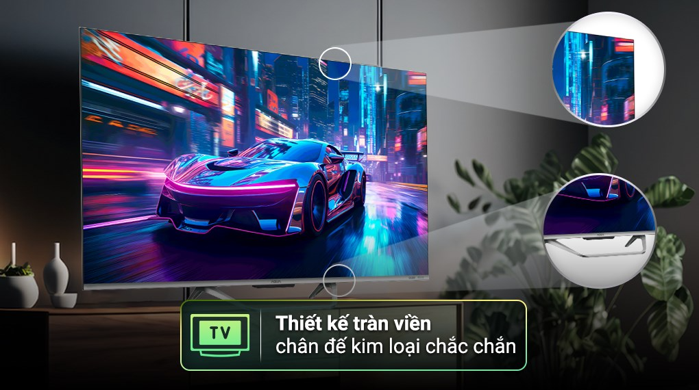 Google Tivi QLED Aqua 4K 43 inch AQT43S800UX