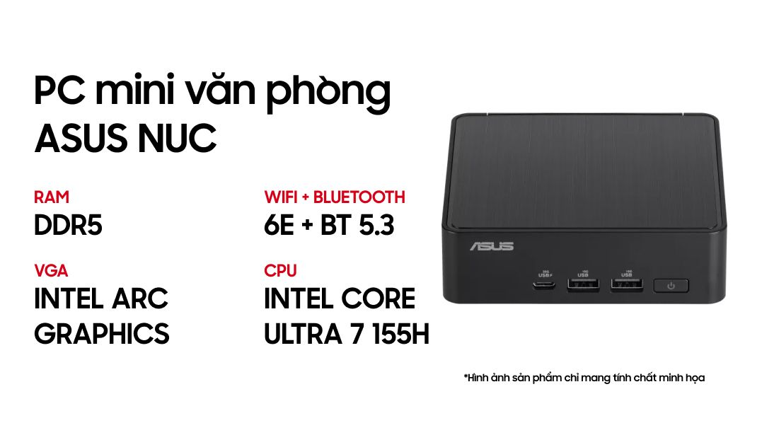 PC Mini Pc Asus NUC 14 Pro Revel Canyon U7 - Ảnh 2