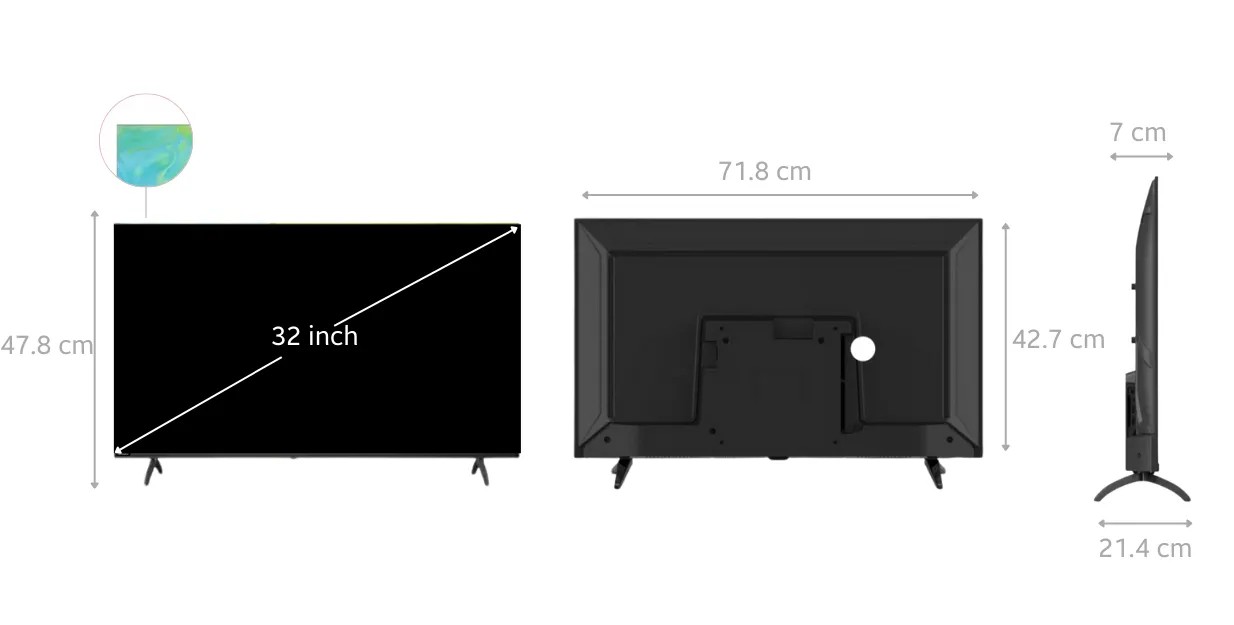 Tivi Coocaa HD 32 inch 32Z73 - Ảnh 4