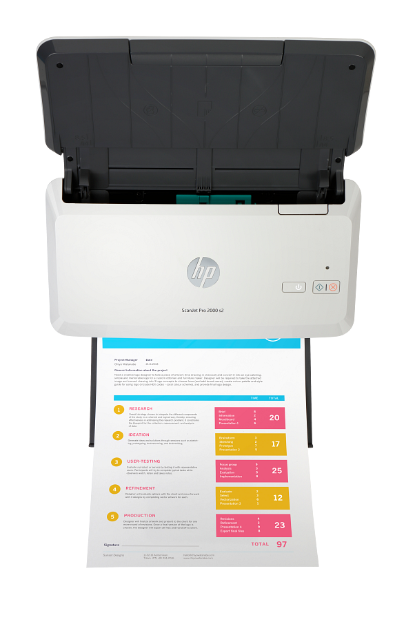 Máy scan HP ScanJet Pro 2000 s2 (6FW06A) (A4/A5 ADF, Đảo mặt, ADF, USB) - Ảnh 4