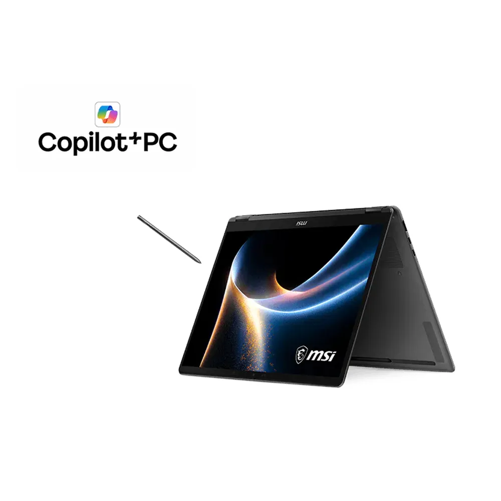 Laptop MSI Prestige 14 Flip AI+ D3MTG-021VN (Intel Core Ultra 9 386H/Intel Arc graphics/14 inch FHD+/Touch Screen/32GB/1TB/Windows 11 Home/Xám) - Ảnh 3