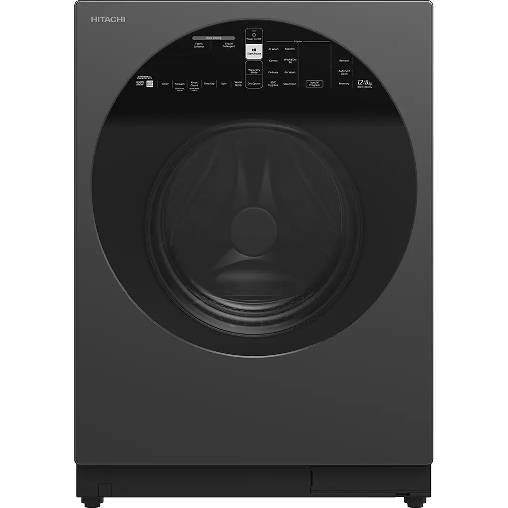 Máy Giặt Sấy Hitachi Inverter 12/8 Kg BD-D120XGV MAG - Ảnh 5