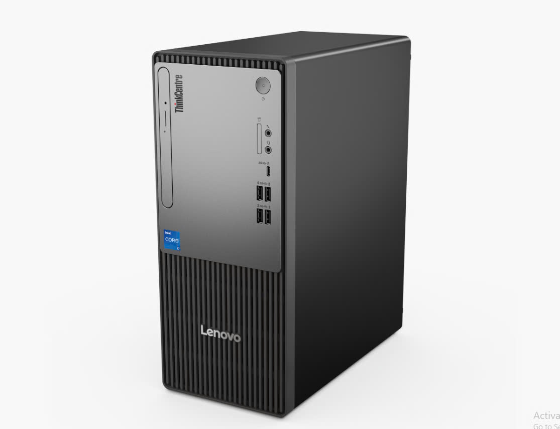 Máy tính để bàn đồng bộ Lenovo ThinkCentre Neo 50T Gen 5 12UB0001VA (Intel Core i3-14100 | 8GB | 512GB | Intel UHD 730 | NoOS | Đen) - Ảnh 2