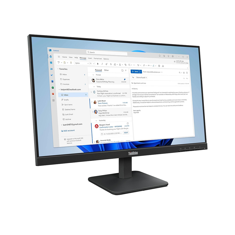 Màn hình Lenovo ThinkVision S24-4e 64B5KAR1VN (23.8 inch - IPS - FHD - 100Hz - 4ms) - Ảnh 3