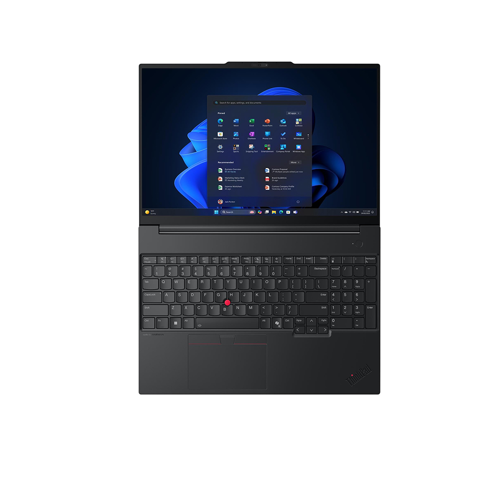 Laptop Lenovo ThinkPad E16 Gen 3 21SR00A6VA (Thông số: Intel Core Ultra 5 135H | Intel Graphics | 16 inch WUXGA IPS 60Hz |Ram 16GB | 512GB | NoOS |Màu Đen) - Ảnh 2