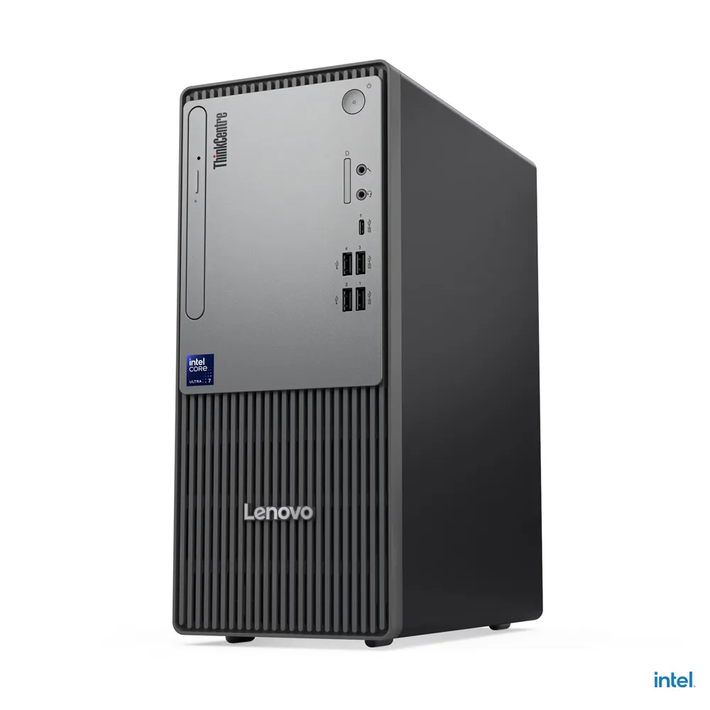 Máy tính để bàn đồng bộ ThinkCentre neo 50t Gen 6 13BB0006VA (Intel Core Ultra 5 225/16GB/512GB/Intel Graphics/Chuột/Bàn phím/Đen/NoOS) - Ảnh 3