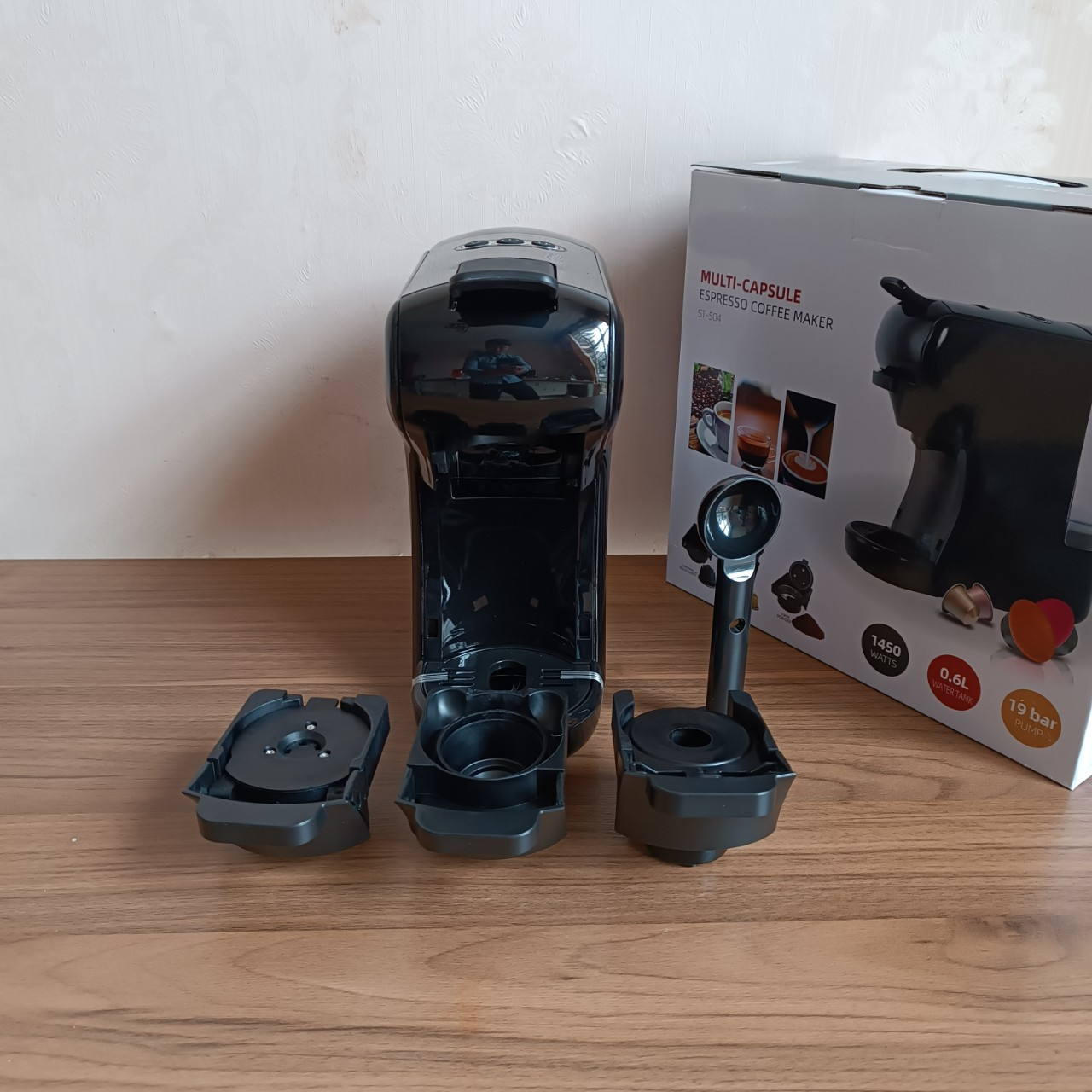 Máy pha cà phê viên nén ST504 – chuẩn vị Espresso – 3 in 1 - Ảnh 3