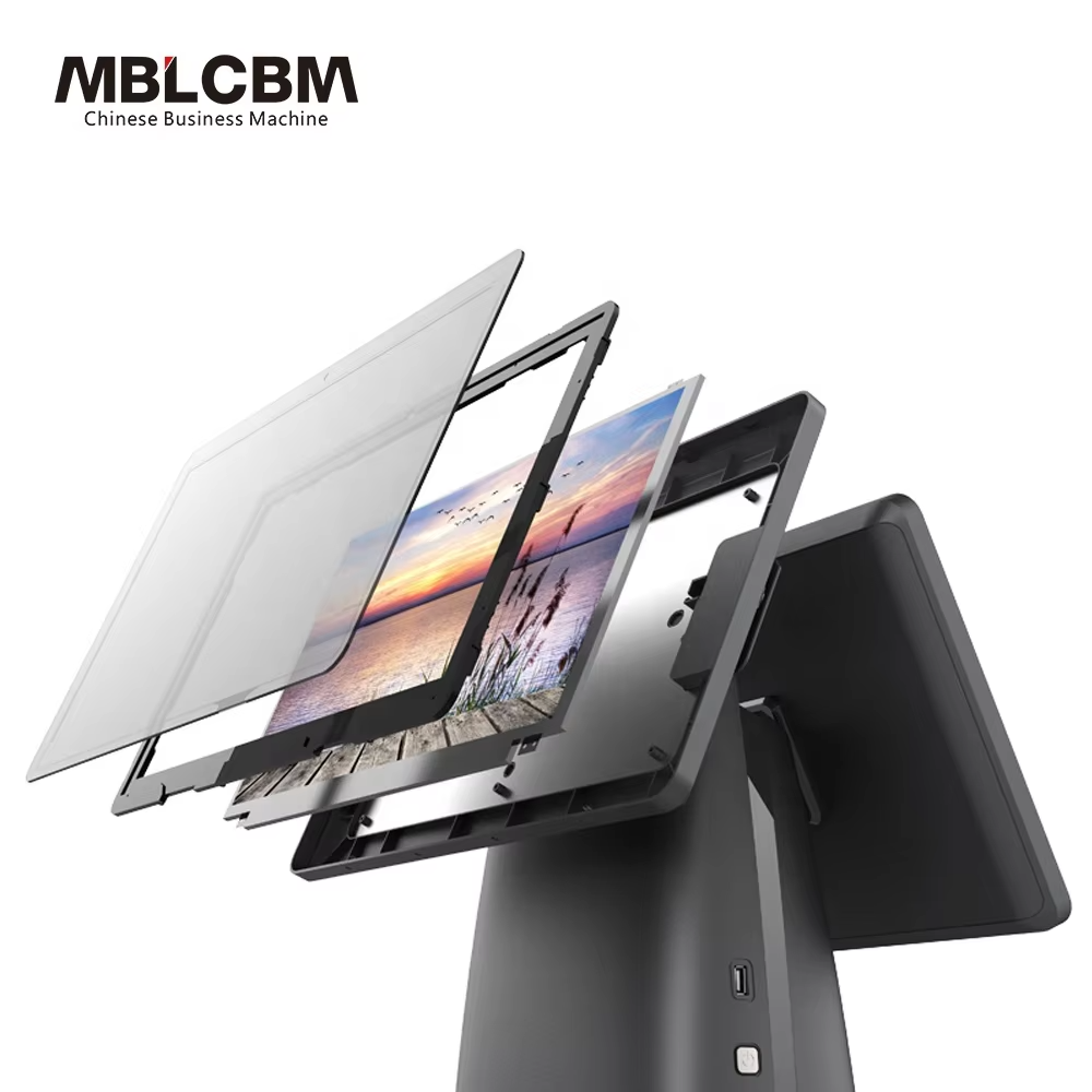 Máy tính tiền cảm ứng màn hình kép MBL-E300 15,6 inch - Ảnh 2