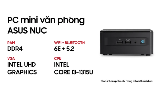 PC Mini Asus NUC 13TH Arena Canyon - Ảnh 2