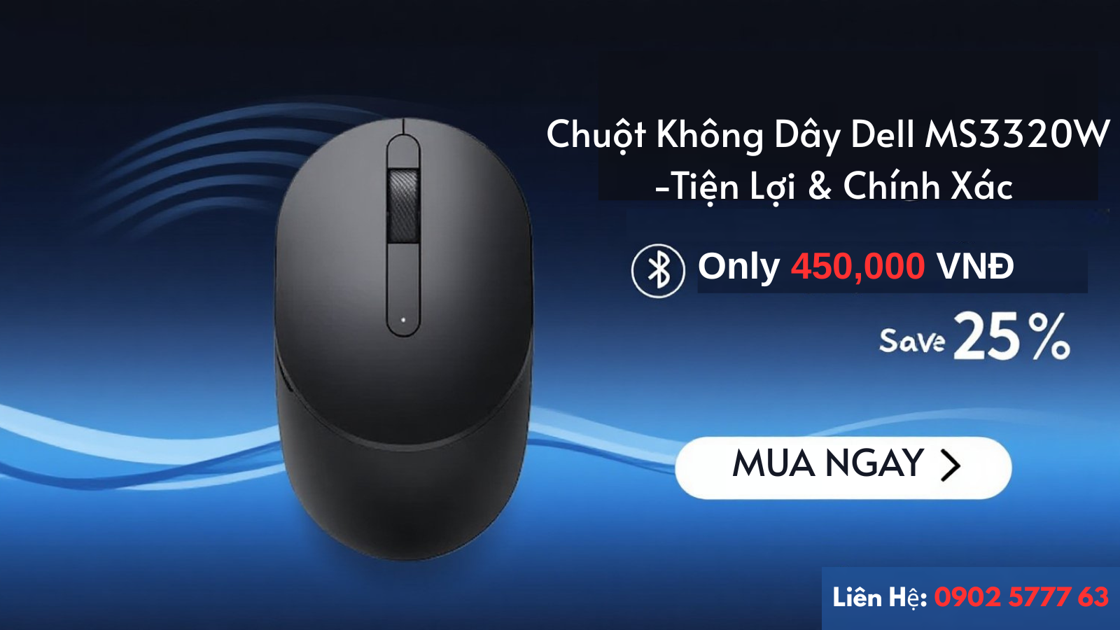 Chuột Không Dây Dell MS3320W